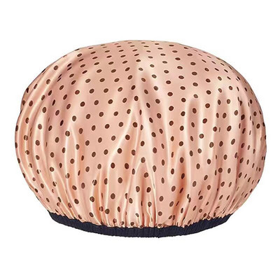 Dušas cepures izdrukas Ūdensizturīga liela atvere īsiem un gariem matiem Atkārtoti lietojama vannas matu cepure sievietēm vīriešiem un bērniem