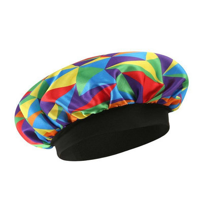 Satīna miega cepure bērniem matu pārsegs elastīga platas joslas cepure nakts cepure matu izkrišanas vāciņš Mīksts salons vannas spa dušas cepures