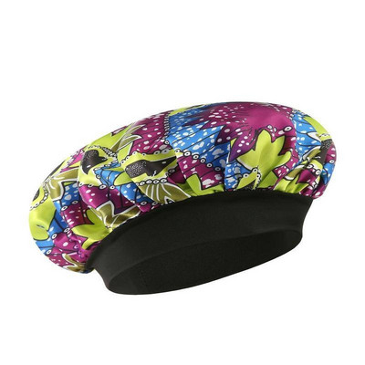 Satīna miega cepure bērniem matu pārsegs elastīga platas joslas cepure nakts cepure matu izkrišanas vāciņš Mīksts salons vannas spa dušas cepures