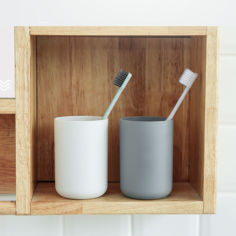 Čaše za kupaonicu od 300 ml Plastična vodica za ispiranje usta Šalica za kavu Čaj Šalica za vodu Kućna putovanja Jednobojni držač četkice za zube Šalica za piće Alati