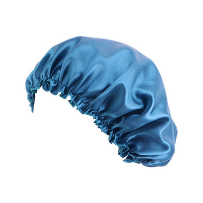 Satīna Bonnet matu cepures Regulējama miega nakts vāciņš galvas vāka cepure dušas vāciņš cirtainu, elastīgu matu veidošanai