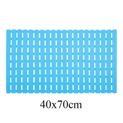 Χαλάκι ποδιού Homaxy PVC Αδιάβροχο Μαλακό αντιολισθητικό χαλάκι μπάνιου με βεντούζες για χαλί ντουζιέρας πόρτας Χαλί κουζίνας μπανιέρας