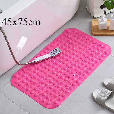 Χαλάκι ποδιού Homaxy PVC Αδιάβροχο Μαλακό αντιολισθητικό χαλάκι μπάνιου με βεντούζες για χαλί ντουζιέρας πόρτας Χαλί κουζίνας μπανιέρας