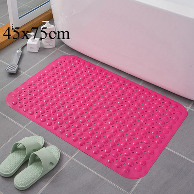 Χαλάκι ποδιού Homaxy PVC Αδιάβροχο Μαλακό αντιολισθητικό χαλάκι μπάνιου με βεντούζες για χαλί ντουζιέρας πόρτας Χαλί κουζίνας μπανιέρας