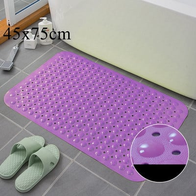 Χαλάκι ποδιού Homaxy PVC Αδιάβροχο Μαλακό αντιολισθητικό χαλάκι μπάνιου με βεντούζες για χαλί ντουζιέρας πόρτας Χαλί κουζίνας μπανιέρας