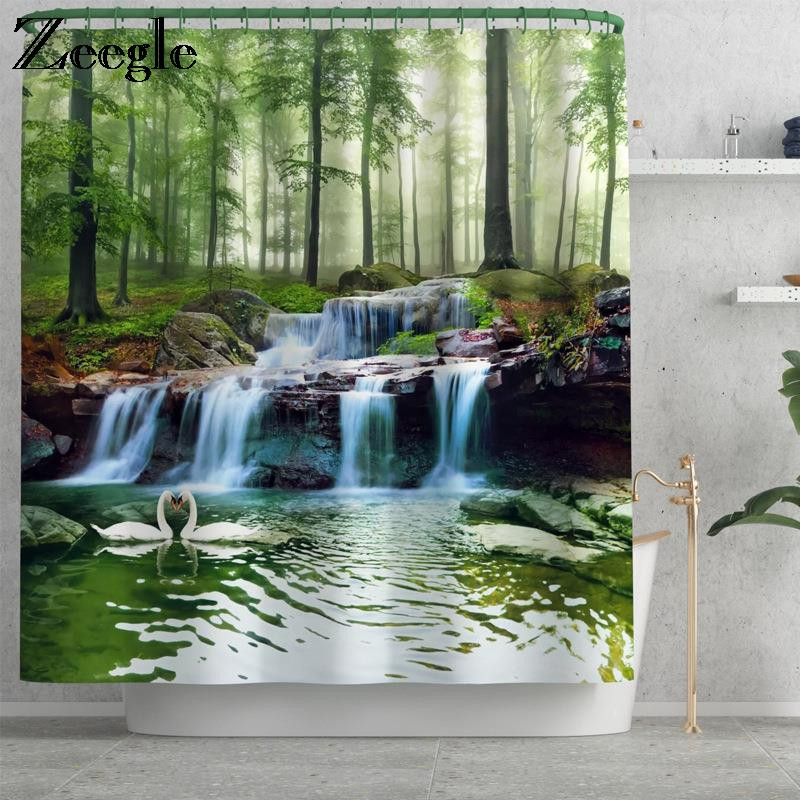 Tradiciona stila vannas paklājiņš un dušas aizkaru komplekts, neslīdošs U-veida tualetes paklājs vannas istabas grīdas paklājiņš ūdensizturīgs dušas aizkars