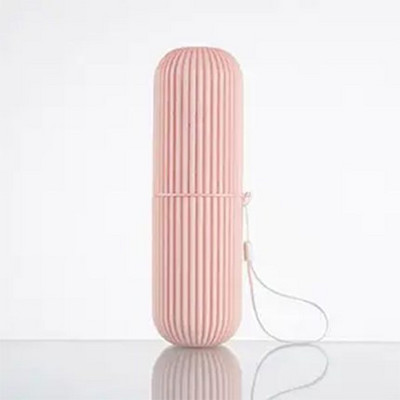 Pārnēsājams zobu birstes krūze vannas istabas zobu pastas turētājs uzglabāšanas futrālis kastītes organizators ceļojumu kempings tualetes piederumu uzglabāšanas krūzes pudele