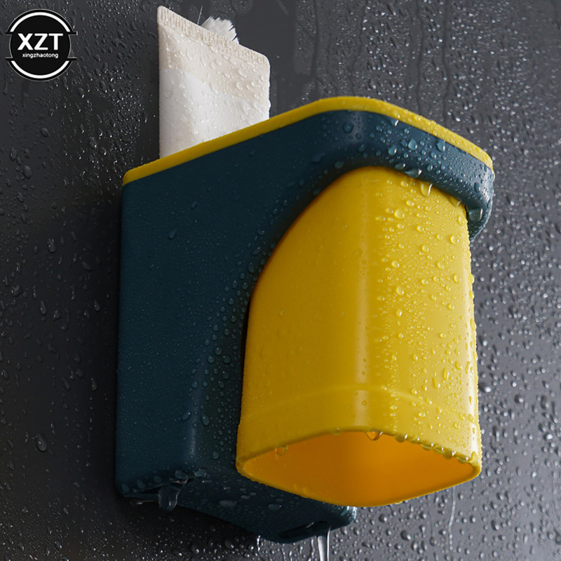 Zidni nosač Magnetska kupaonska četkica za grgljanje Držač čaše za čašu protiv prašine Šalica za cijeđenje kupaonske čaše Obiteljski set Šalica za četkicu za zube