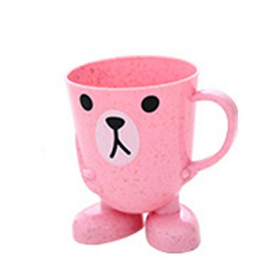 Jauki bērni karikatūra Dzīvnieku plastmasas birste zobi modes bērnu zobu pasta zobu birstes turētāji pāris tīrīšanas krūze mutes kauss