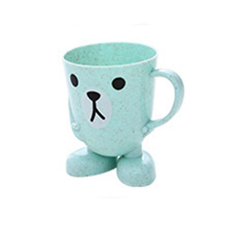 Jauki bērni karikatūra Dzīvnieku plastmasas birste zobi modes bērnu zobu pasta zobu birstes turētāji pāris tīrīšanas krūze mutes kauss