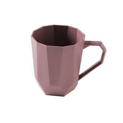 1PC Mutes mazgāšanas glāzīte Plastmasas Mājas Viesnīca Travel Zobu birstes Turētājs Pārnēsājamas Vienkāršas dzeramās krūzes Vannas istabas piederumi 18x8cm