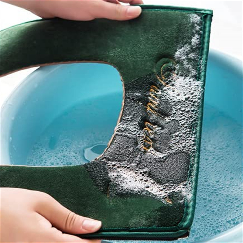 Tualetes sēdekļa pārvalks Ziemas silts tualetes paliktnis Mīksts ar rokturi Tualetes piederumi Mīksts plīša rāvējslēdzējs Wc Paklājiņš Vannas istaba Mājsaimniecība