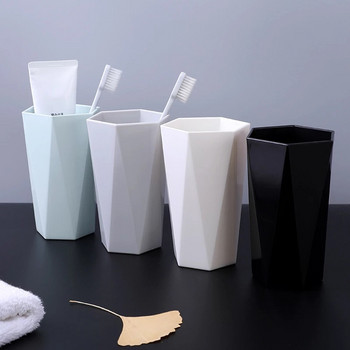 Скандинавска преносима пластмасова чаша за домашно пране, за пиене, държач за четка за зъби, баня, пътуване, къмпинг, чаша за зъби, удебелена, издръжлива чаша