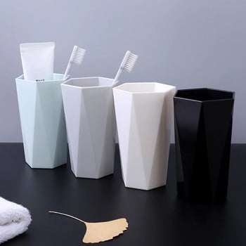 Nordic Portable Plastic Cup Home Washing Drinking Οδοντόβουρτσα Θήκη Μπάνιο Ταξιδεύοντας Camping Tooth Cup Thicken Durable Cup