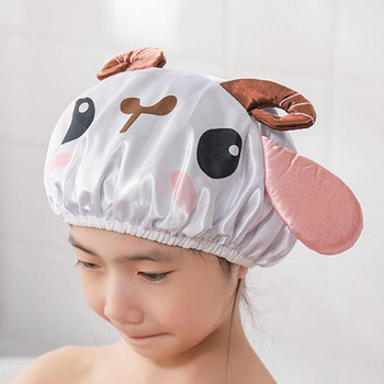Удобна дишаща шапка за коса за баня Стереоскопични форми Сладки малки кърпи за коса от овце Суха шапка за коса Шапка за баня Защита на косата