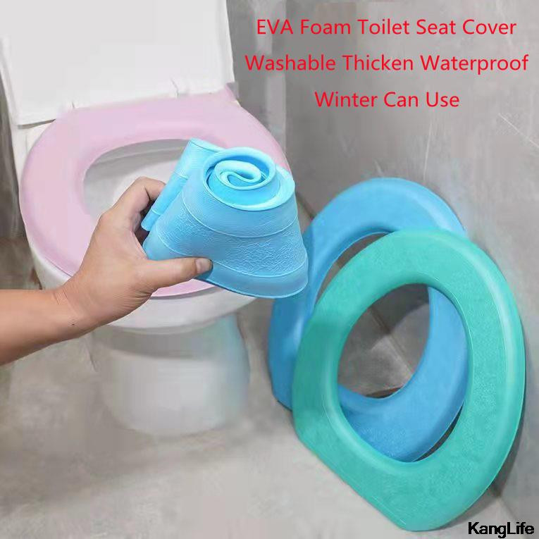 EVA putplasčio tualeto sėdynės užvalkalo pasta Plaunama stora vandeniui atspari universali kiliminė danga pagalvėlė sėdynės dėklas tualeto užvalkalas vonios kambarys