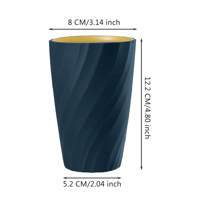 Zobu birstes krūze Divslāņu vienkārša dizaina zobu birstes turētājs Zobu birstes krūzes maziem bērniem Bērniem Pāriem Draugiem Dzeršanas krūzes