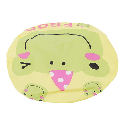 Miela animacinių filmų dušo kepuraitė, skirta vonioms ir saunoms, nėriniuota elastinė juostelė SPA kepurė Moteriška vaikų plaukų apsauginė kepurė