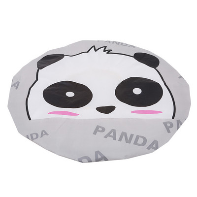 Miela animacinių filmų dušo kepuraitė, skirta vonioms ir saunoms, nėriniuota elastinė juostelė SPA kepurė Moteriška vaikų plaukų apsauginė kepurė