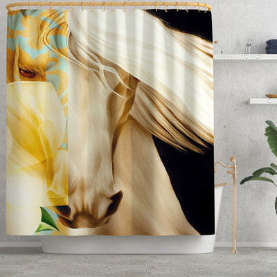 Eiropas stila vannas paklājiņš vannas istabā un mikrošķiedras dušas aizkaru komplekts tualetes paklājam Ūdensizturīgs pretslīdes dušas kāju paklājiņa komplekts