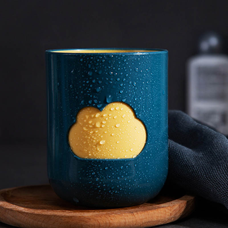 Ceļojumu mutes skalojamā līdzekļa krūze Radoša bērnu glāzīte zobu tīrīšanai Plastmasas zobu birstes glāzīte Vannas istabas piederumi Vannas istabas trauki