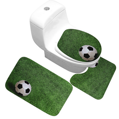 Zeegle akmens apdrukāts vannas masas komplekts 3 gab. paklājs vannas istabai tualetes paklāji Neslīdoši vannas paklāji vannas istabas grīdas paklāji dušas telpas paklājs