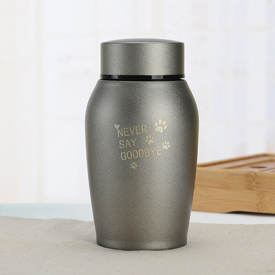Daudzkrāsainas nerūsējošā tērauda suņu urnas suņu kaķu putnu peles kremēšanas pelnu urnas aizzīmogotās bēres suņiem mājdzīvnieku suvenīru burka 2022. gada Jaunums