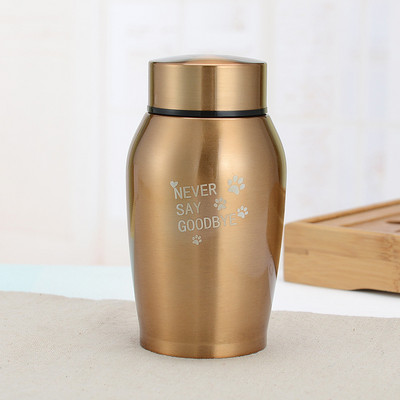 Daudzkrāsainas nerūsējošā tērauda suņu urnas suņu kaķu putnu peles kremēšanas pelnu urnas aizzīmogotās bēres suņiem mājdzīvnieku suvenīru burka 2022. gada Jaunums