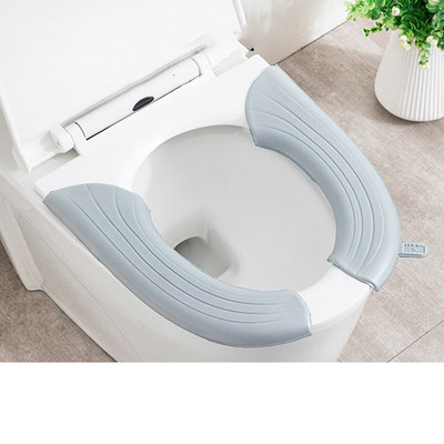 2db/készlet Vízálló WC-ülőkehuzat Closestool Mat Mosható fürdőszobai kiegészítők Pure Color Puha WC-ülőke párna univerzális