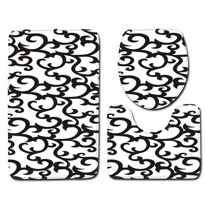 Zeegle 3 gab. Pretslīdēšanas vannas paklājiņi, flaneļa vannas istabas paklāji, dušas grīdas paklāji.