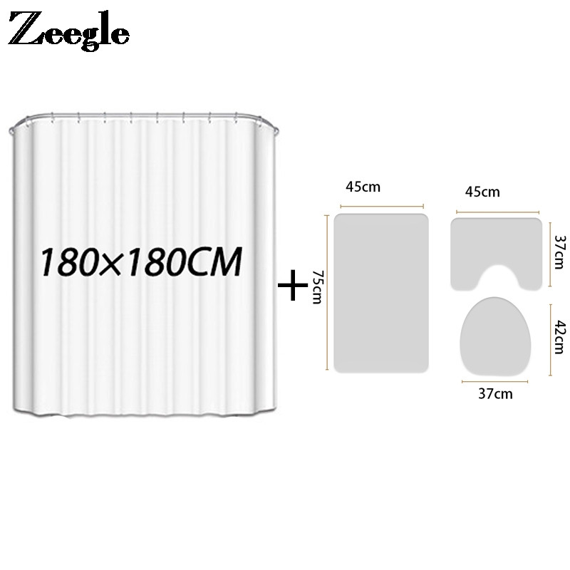 Klasisks Ziemassvētku mājas dekors vannas paklājiņš un dušas aizkaru komplekts Vannas istabas paklājs tualetes sēdekļa pārklāja paklājiņš vannas istabas neslīdošs grīdas paklājiņš