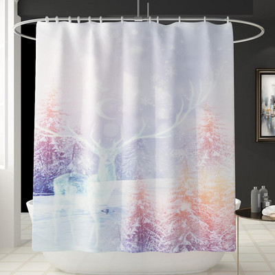 Zeegle Printed Snow Men vannas paklājiņa komplekts tualetes U veida paklājs Pretslīdošs vannas durvju paklājs grīdas paklājs tualetes dekors paklāja komplekts vāks tualetes pārvalks