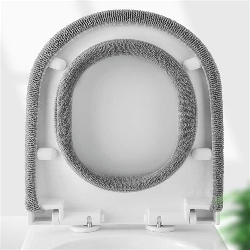 Universaalne WC-istmekatte matt Talvine soe Paksem Pehme Closestool Käepidemega WC padjapadi Korduvkasutatavad vannitoatarvikud