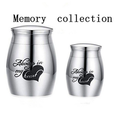 High Quality Custom Stainless Steel Cremation Urn-Funeral Holder Keepsake High Polished For Human Pet Ashes Dropshiping