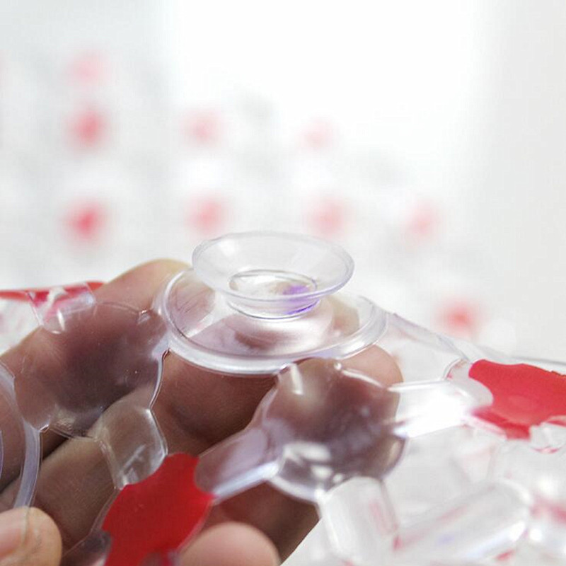 68 cm * 38 cm PVC vannas paklājiņš mājsaimniecības vannas istabas dušas dzidrs pretslīdošs grīdas paklājs