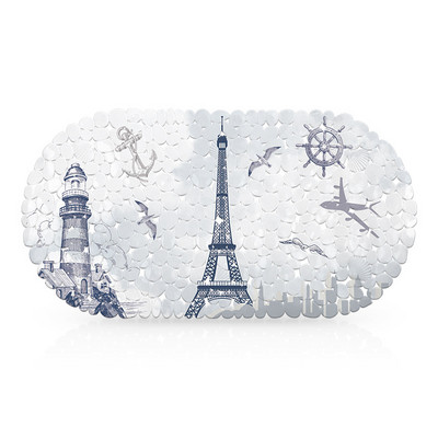 Pretslīdošs vannas paklājiņš okeāna dzīvnieks Vannas istabas paklājs PVC apakšējais paklājs Sucker vannas istabas paklājiņš tapis salle de bain alfombra bano douchemat