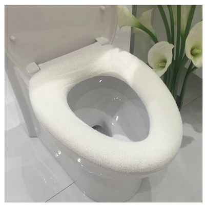 Udobna, mekana, raznobojna WC garnitura za kupaonicu, podebljana periva navlaka za WC sjedala, WC podloga, topla zimska O prsten Setovi noša