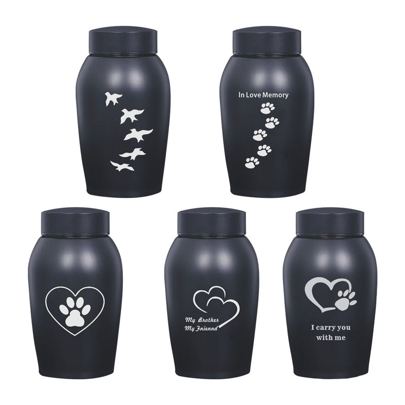 Nerūsējošā tērauda urnas Mājdzīvnieki Suņi Kaķi Putni Peles Kremēšana Pelni Urna Piemiņas zārks Kolumbārijs Mājdzīvnieku piemiņas vietas Mājdzīvnieku urnas