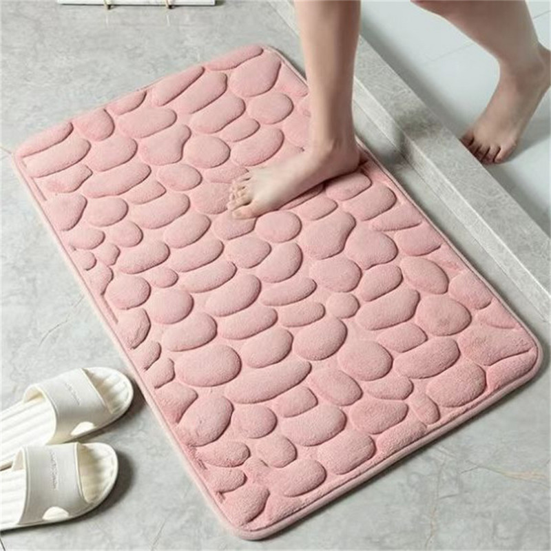 1Gb Neslīdošs vannas istabas paklājs, absorbējošs Memory Foam dušas paklājiņš, grīdas paklājs, kājslauķis, vannas istabas piederumi, 40x60cm, dropshipping