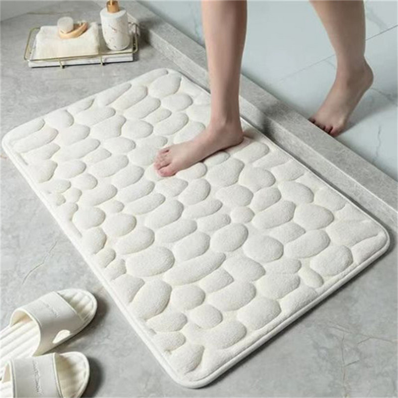 1Gb Neslīdošs vannas istabas paklājs, absorbējošs Memory Foam dušas paklājiņš, grīdas paklājs, kājslauķis, vannas istabas piederumi, 40x60cm, dropshipping
