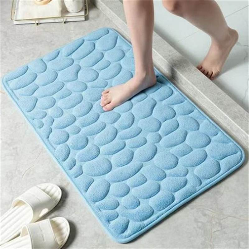1Gb Neslīdošs vannas istabas paklājs, absorbējošs Memory Foam dušas paklājiņš, grīdas paklājs, kājslauķis, vannas istabas piederumi, 40x60cm, dropshipping