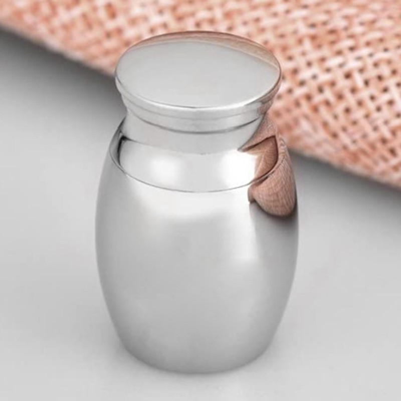 25*16 mm mini iegravētas kremācijas urnas mājdzīvnieku cilvēku pelniem zārks bērēm mīlestības zaudēšanas nerūsējošā tērauda kremēšana mājdzīvnieku mīļotājiem