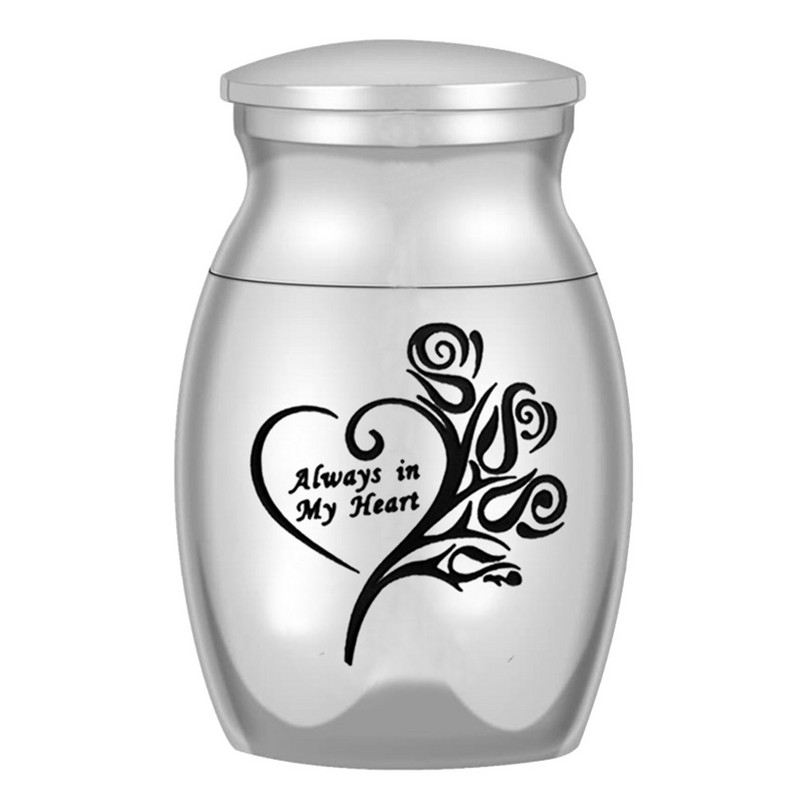 25*16 mm mini iegravētas kremācijas urnas mājdzīvnieku cilvēku pelniem zārks bērēm mīlestības zaudēšanas nerūsējošā tērauda kremēšana mājdzīvnieku mīļotājiem