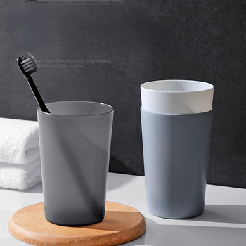 1PC Креативна модерна хотелска четка Керамична чаша Nordic Wind Чаша за уста за двойка Проста чаша за четка за зъби Аксесоари за баня Ecoco
