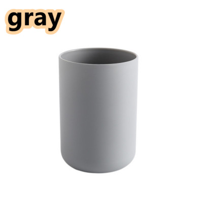 Vannas istabas trauki Plastmasas mutes skalošanas glāze kafijas tējas ūdens krūze Mājas ceļojumi vienkrāsains zobu birstes turētājs Vannas istabas produkti