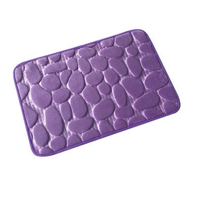 Mājas vannas paklājiņš Koraļļu vilnas vannas istabas paklājs, ūdens uzsūkšanās, neslīdošs Memory Foam, absorbējošs mazgājams paklājs tualetes grīdas paklājs