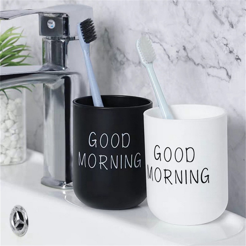 300ml Creative Washing Mouth Cups Portable Home Hotel Zobu birstes turētājs Vannas istabas piederumi Mutes skalošanas līdzekļa uzglabāšanas krūzes