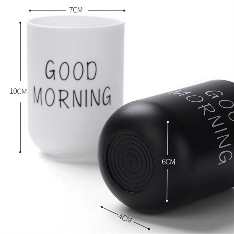 300ml Creative Washing Mouth Cups Portable Home Hotel Zobu birstes turētājs Vannas istabas piederumi Mutes skalošanas līdzekļa uzglabāšanas krūzes