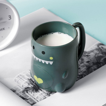 Cute Dinosaur Gargle Cup Οδοντόβουρτσα Κύπελλο Μπάνιο Ποτήρι οικιακής χρήσης Γάλα με νερό Κούπα Μπάνιο Δημιουργικό Παιδικό Βούρτσισμα Κούπα στοματικό διάλυμα
