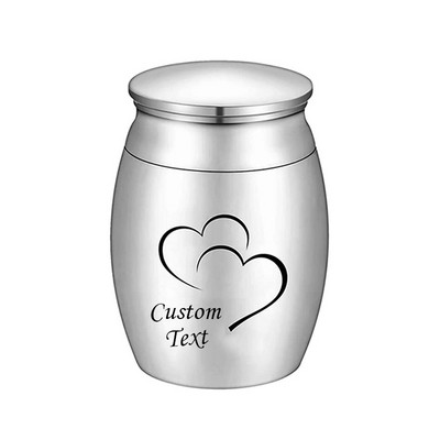 Mans tētis Mans varonis Mans eņģelis kremācijas piemiņas urnas cilvēkiem pielāgotiem nerūsējošā tērauda pelniem Mini piemiņas urna bēru urnas pelniem